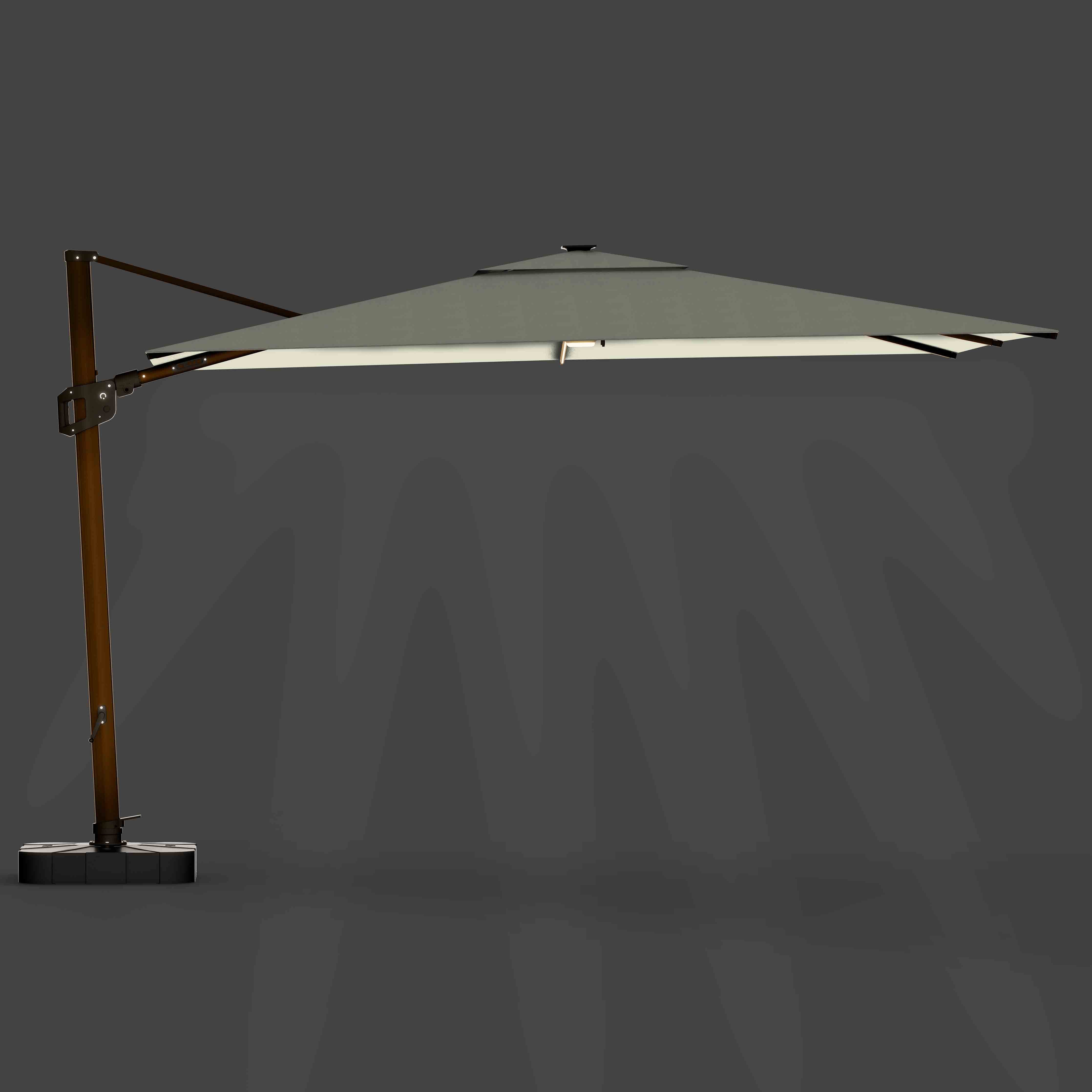 #pole finish_Wooden