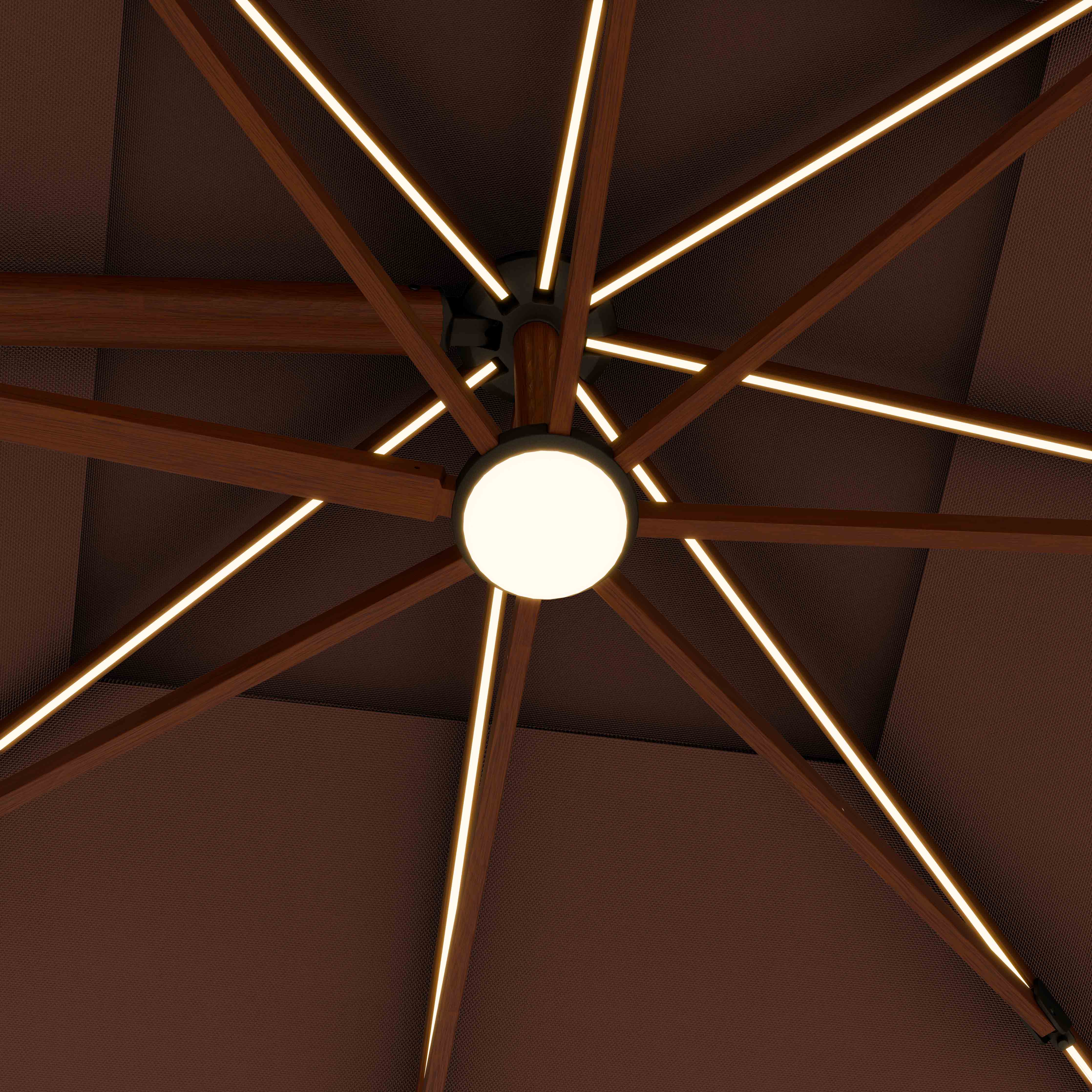 #pole finish_Wooden