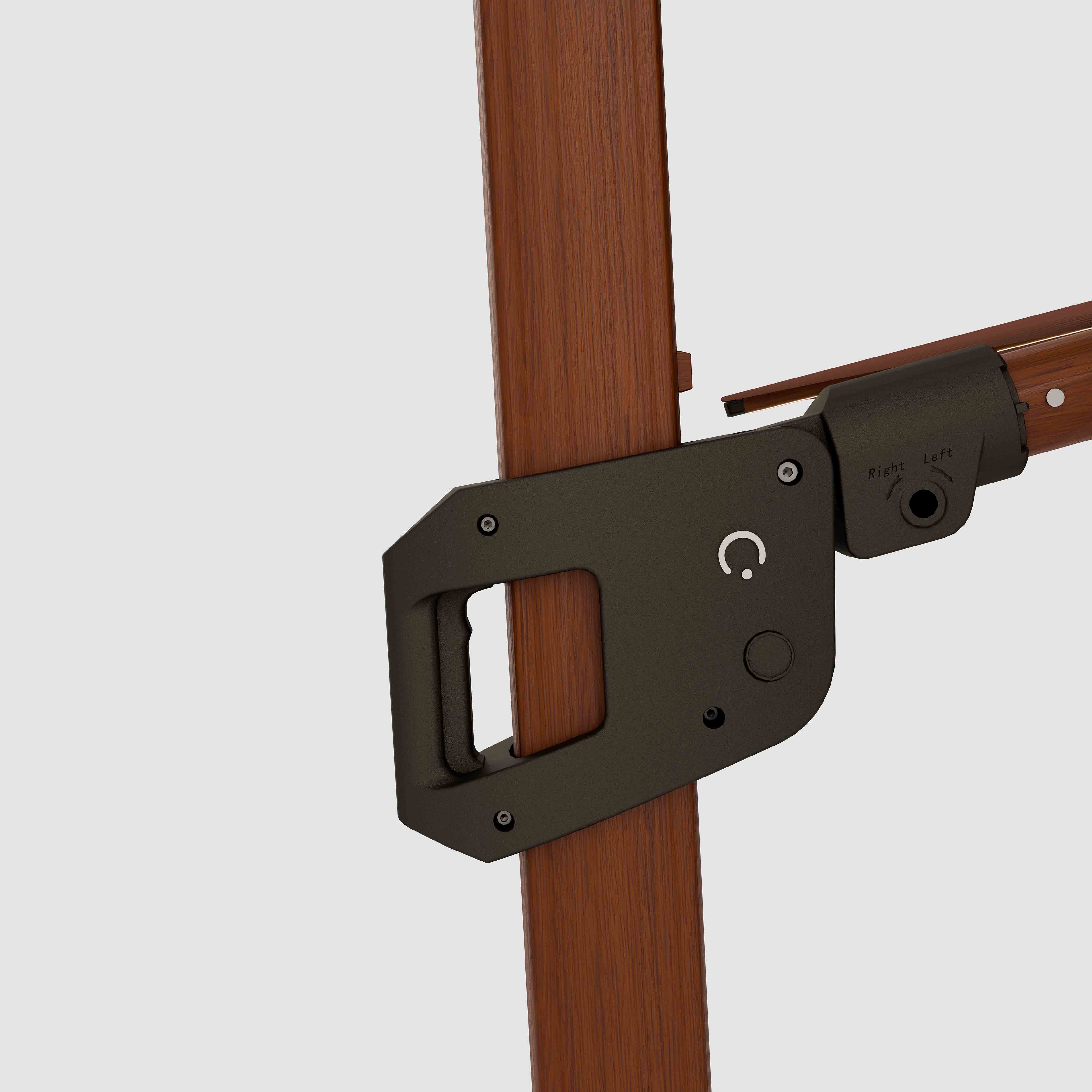 #pole finish_Wooden