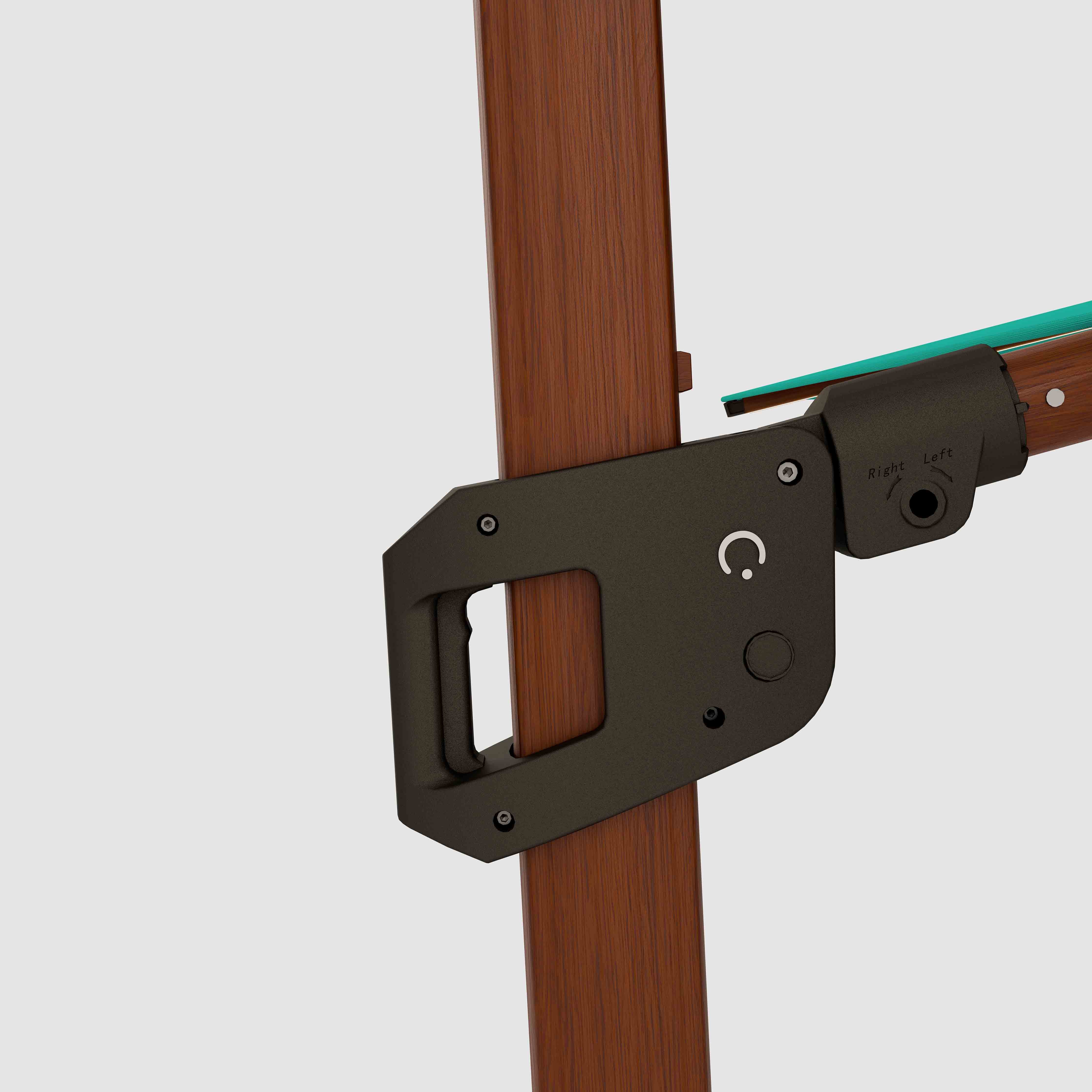 #pole finish_Wooden