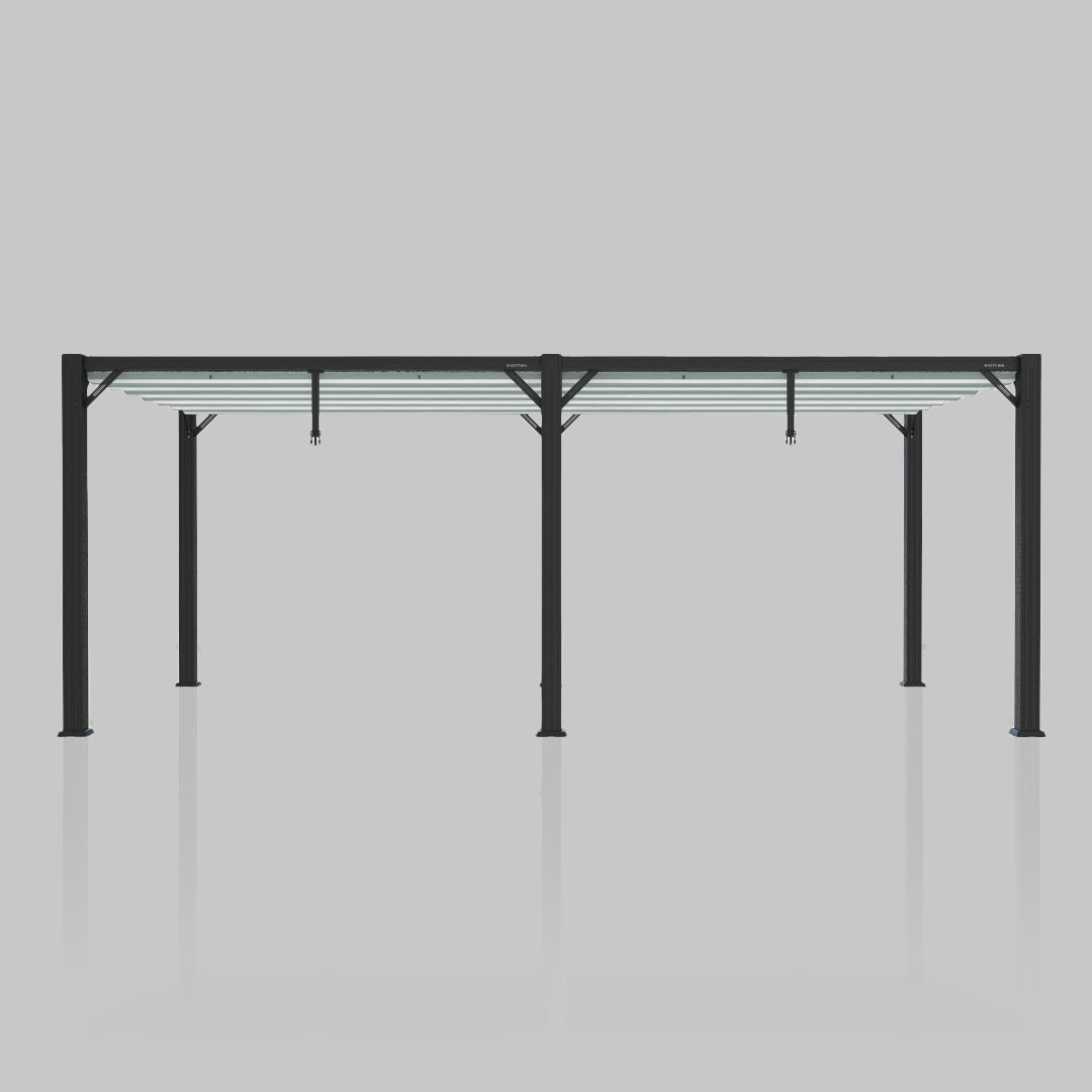 #configuration pergola_double #frame colour_Black
