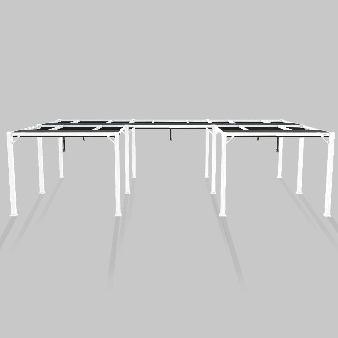 #configuration pergola_U shape #frame colour_White