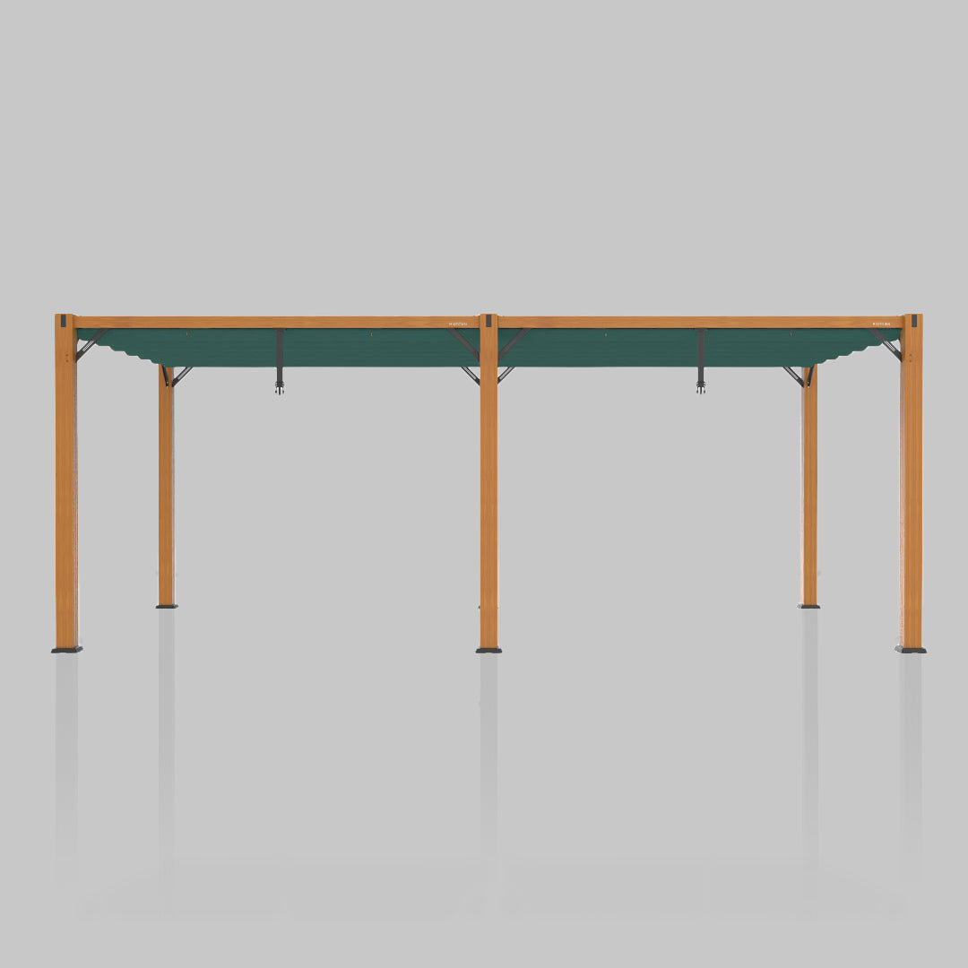 #configuration pergola_double #frame colour_Wood