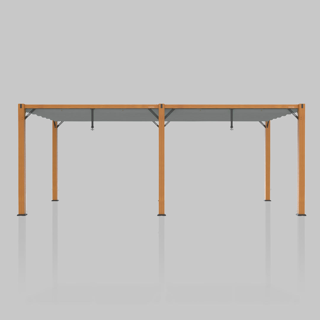 #configuration pergola_double #frame colour_Wood
