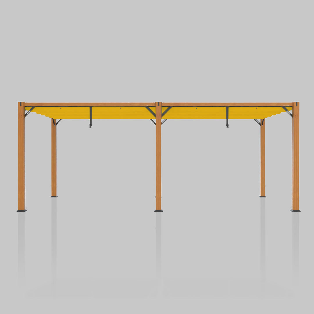 #configuration pergola_double #frame colour_Wood