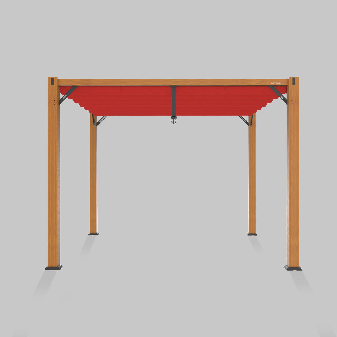 #configuration pergola_Single #frame colour_Wood