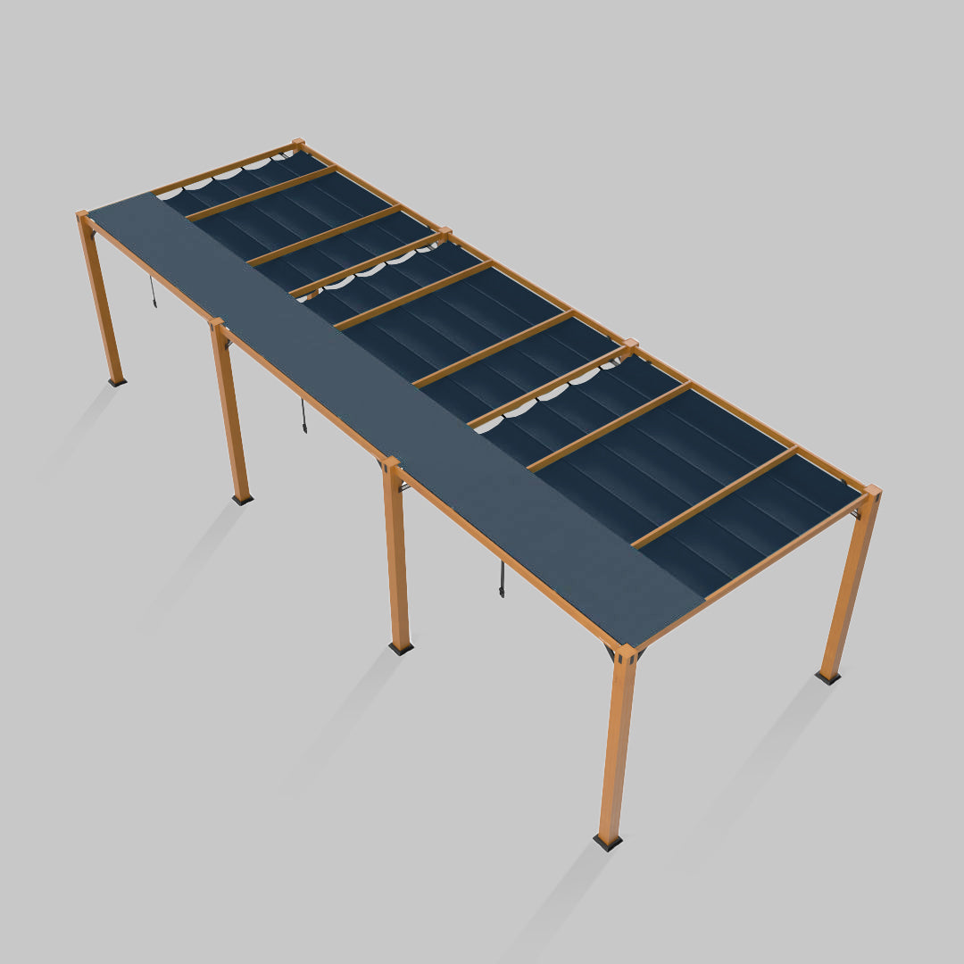 #configuration pergola_triple #frame colour_Wood