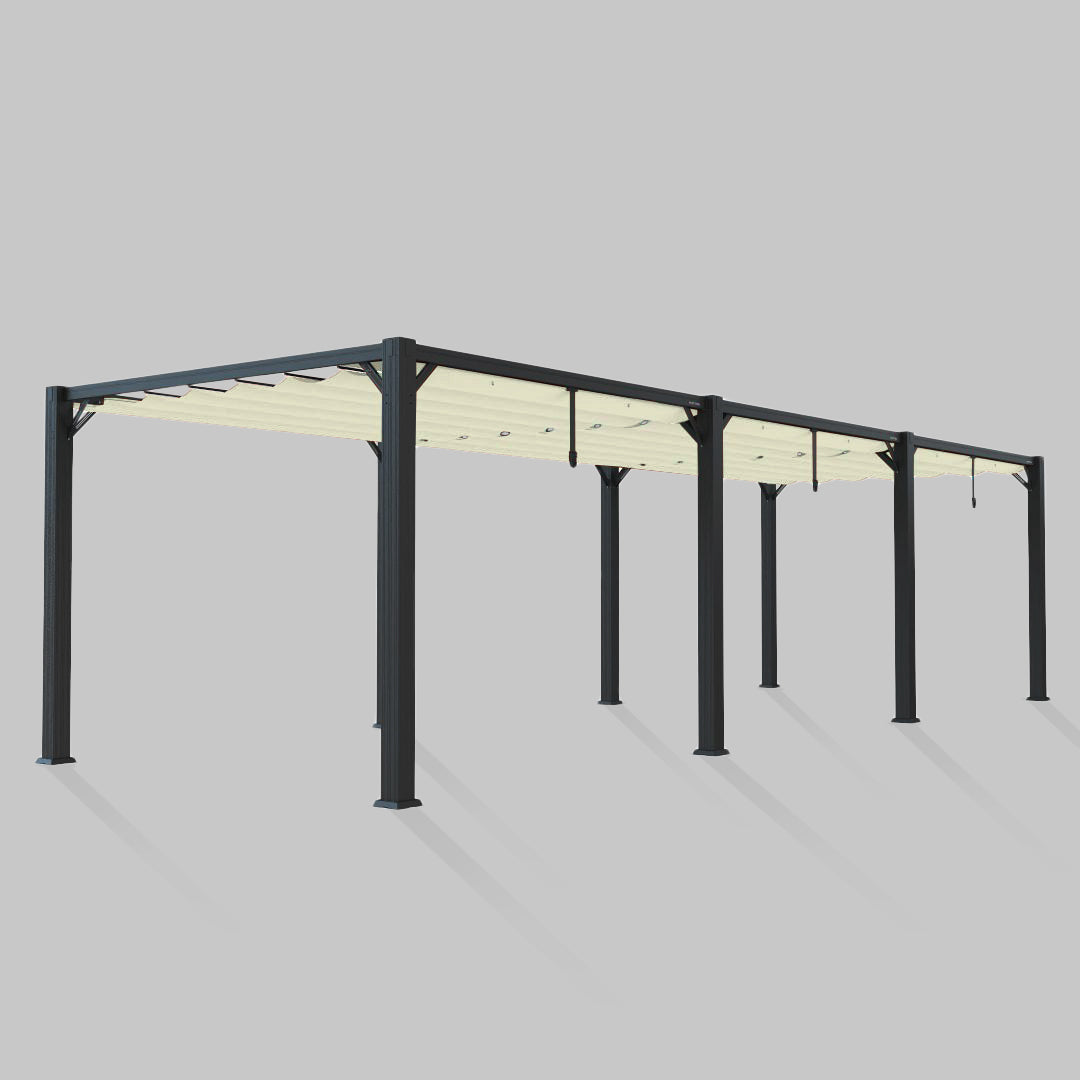 #configuration pergola_triple #frame colour_Aluminum