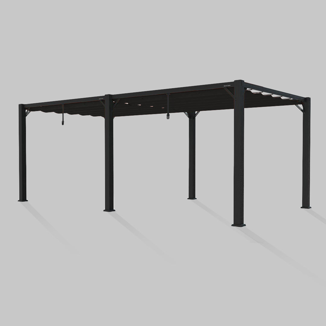 #configuration pergola_double #frame colour_Black