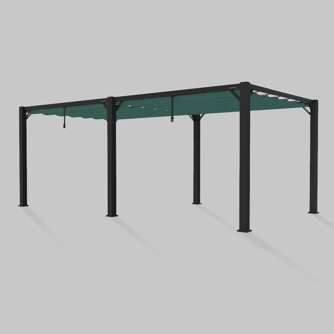#configuration pergola_double #frame colour_Black