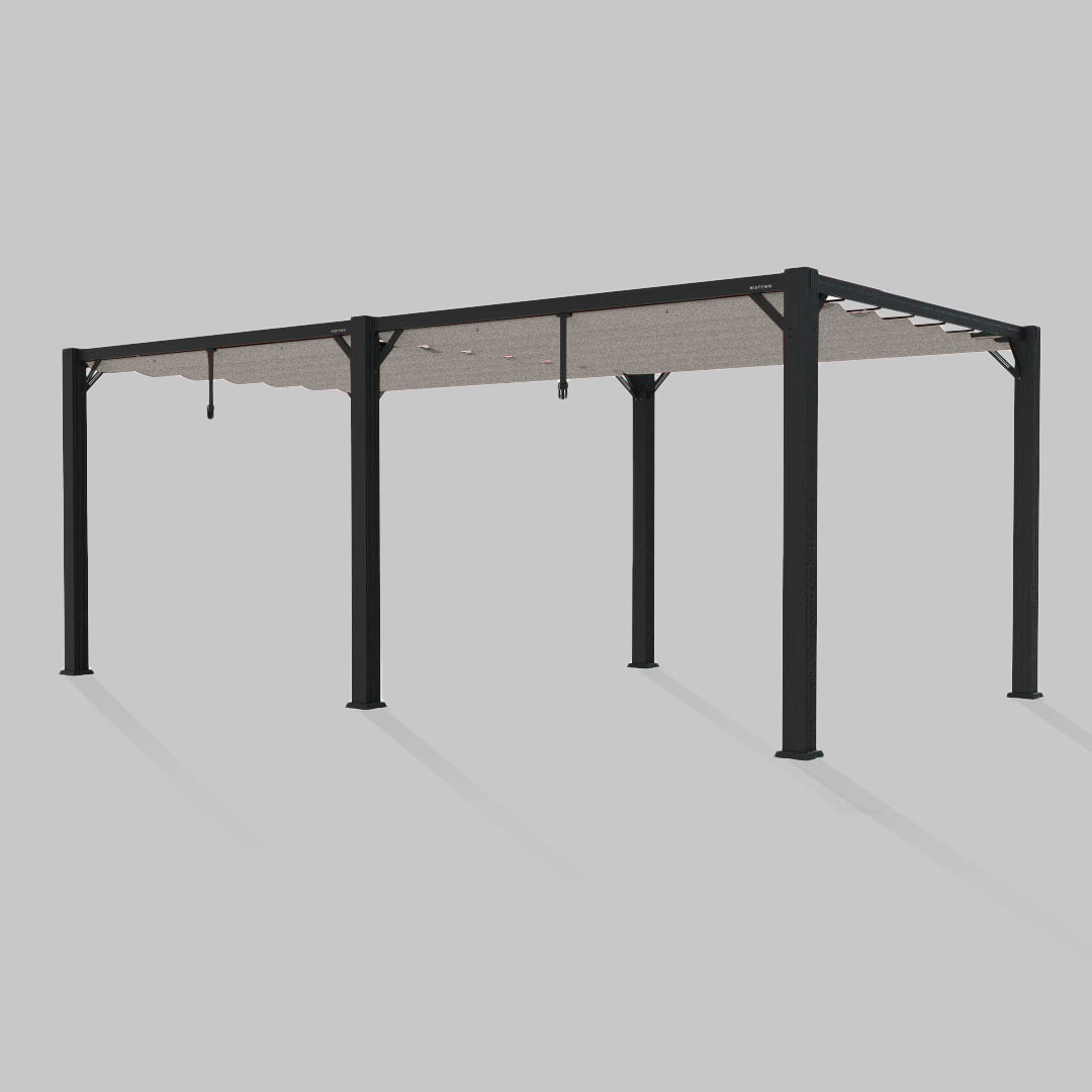 #configuration pergola_double #frame colour_Black