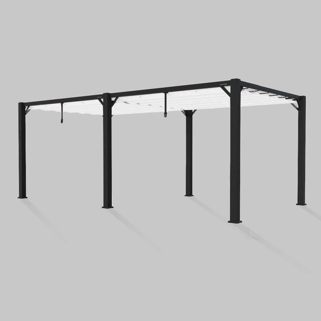 #configuration pergola_double #frame colour_Black