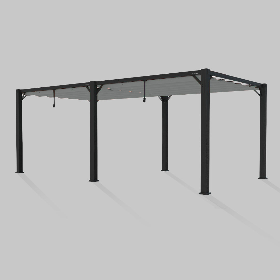 #configuration pergola_double #frame colour_Black