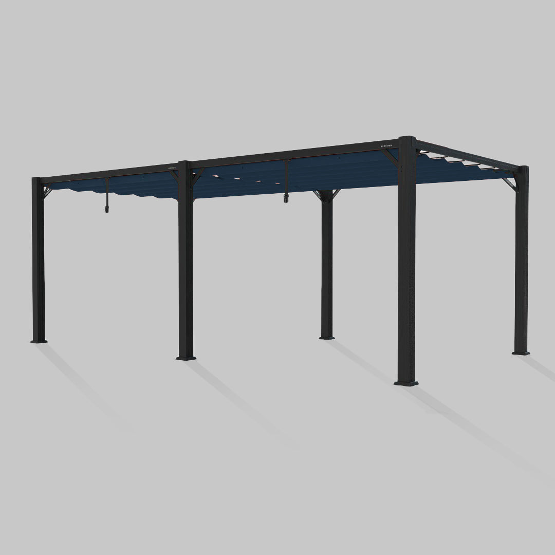 #configuration pergola_double #frame colour_Black