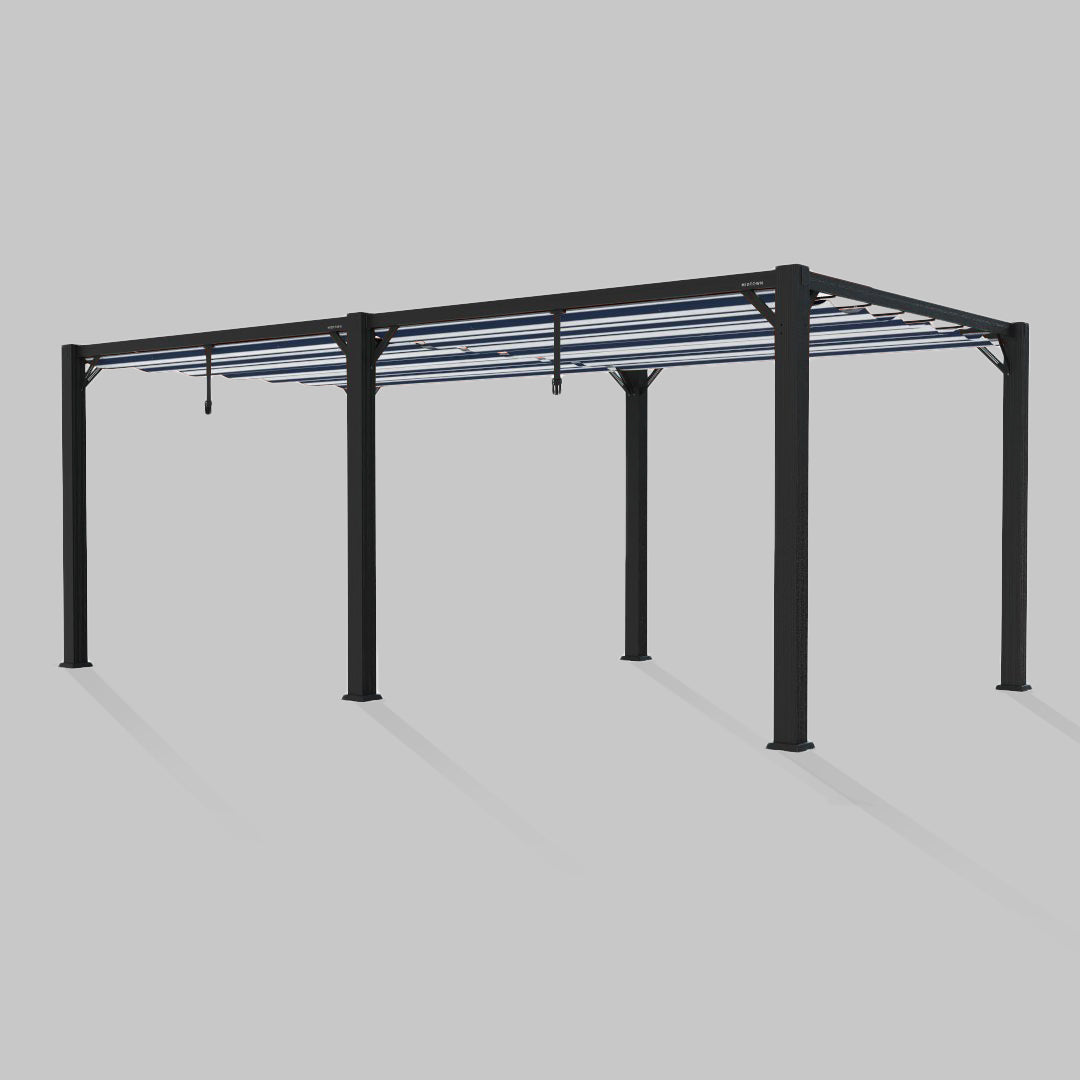 #configuration pergola_double #frame colour_Black