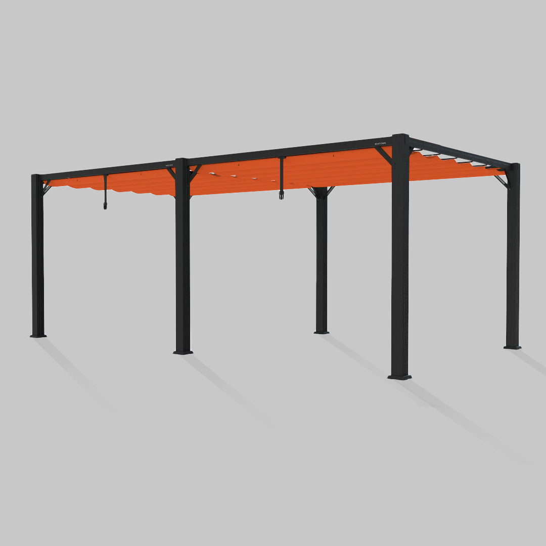 #configuration pergola_double #frame colour_Black