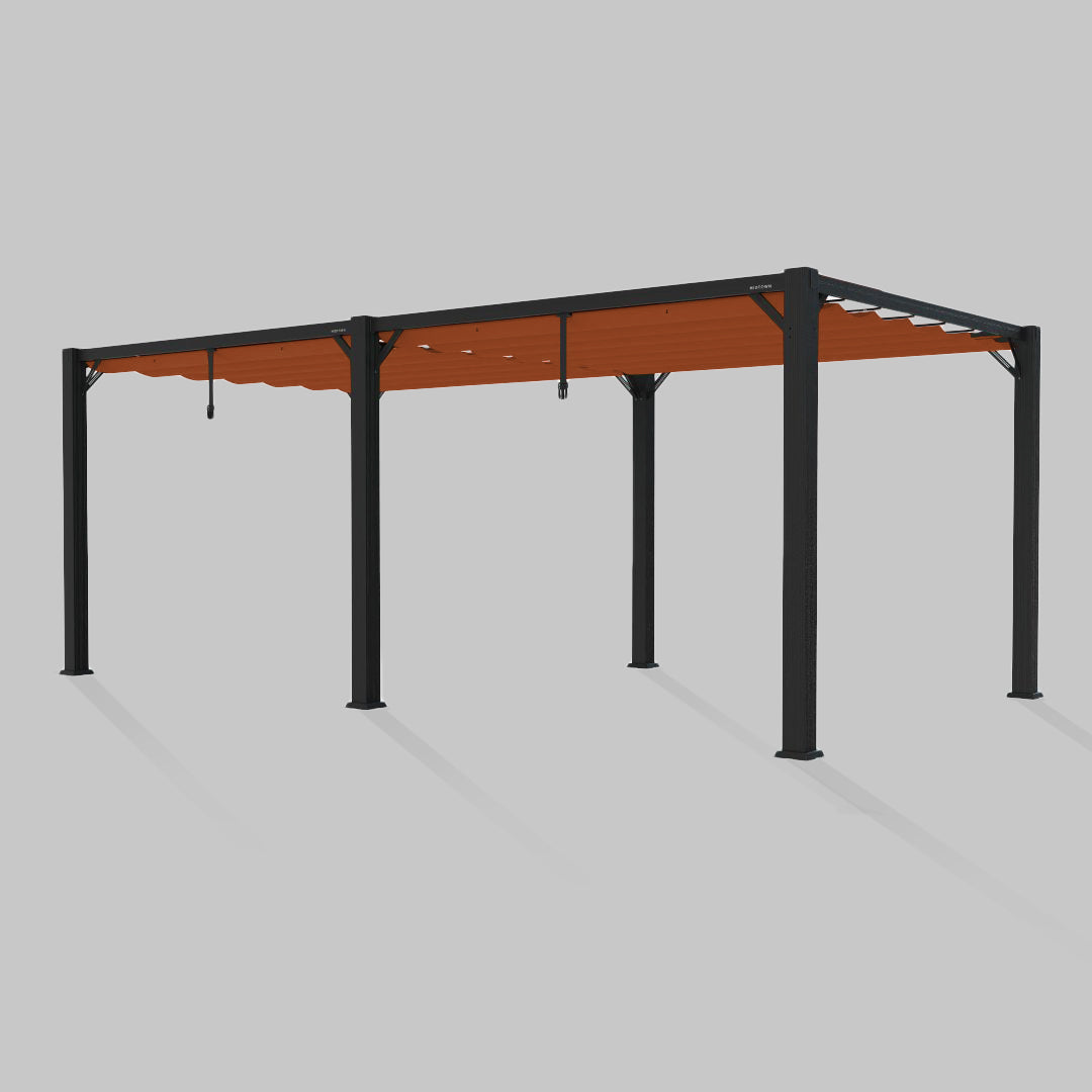 #configuration pergola_double #frame colour_Black