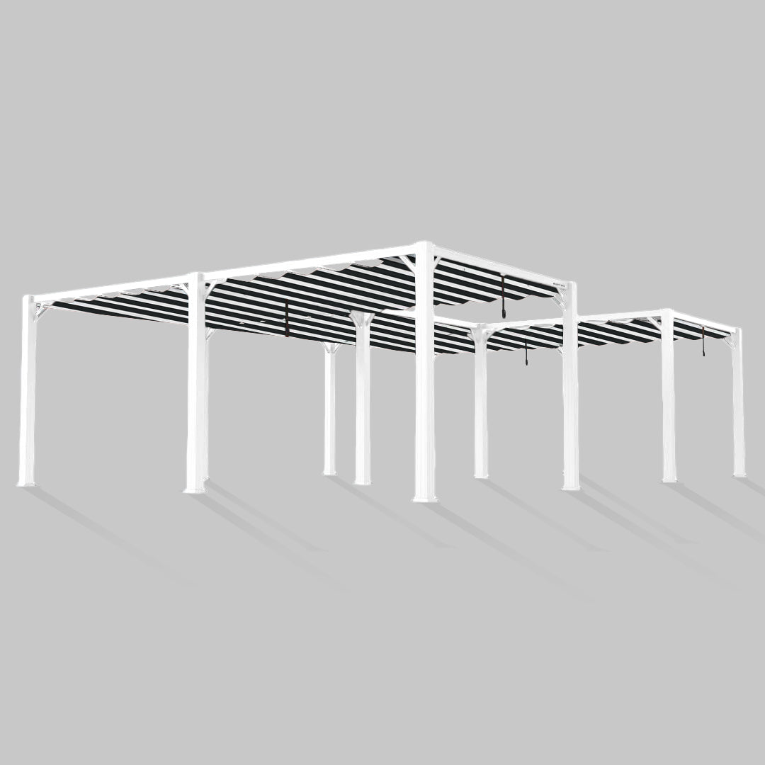 #configuration pergola_U shape #frame colour_White