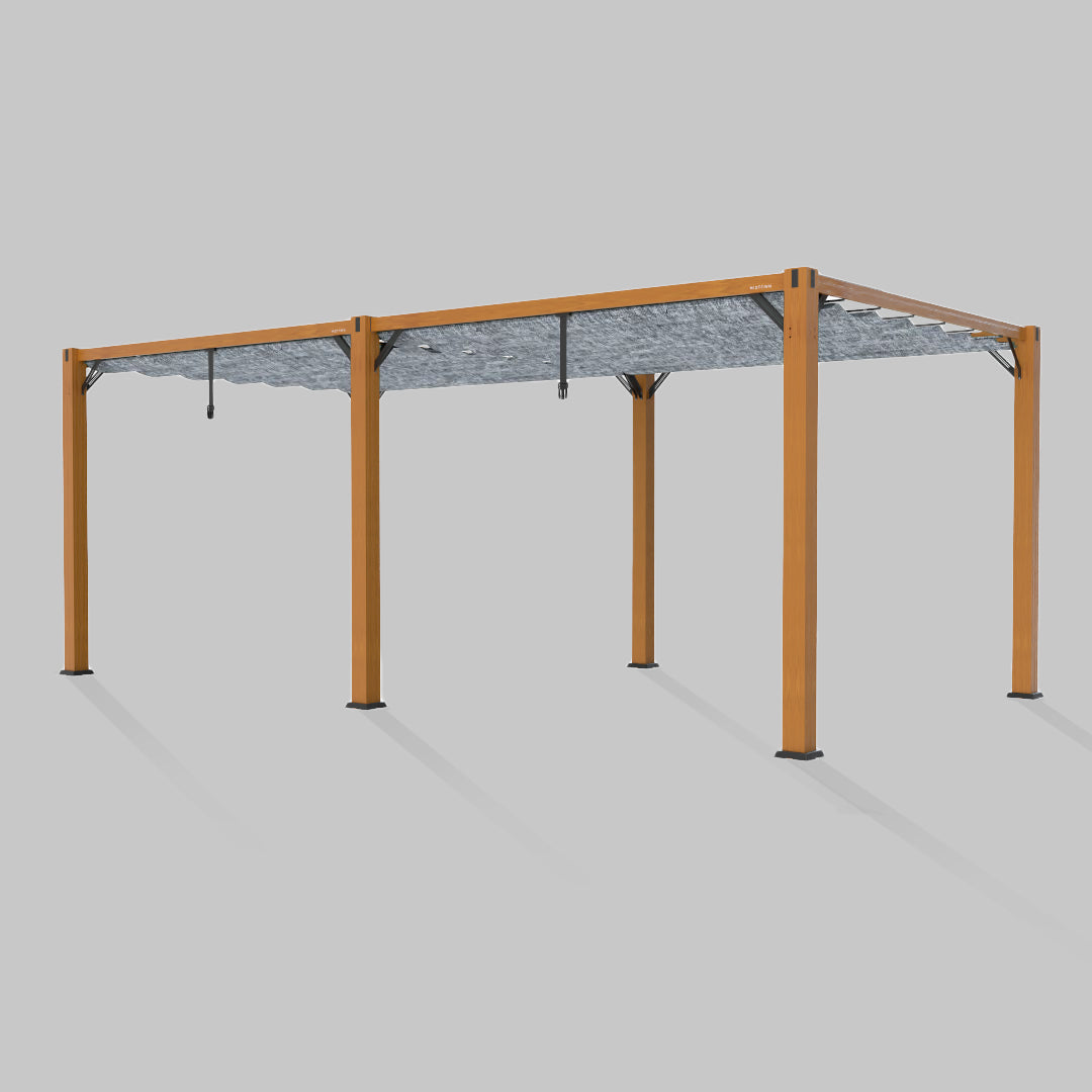 #configuration pergola_double #frame colour_Wood