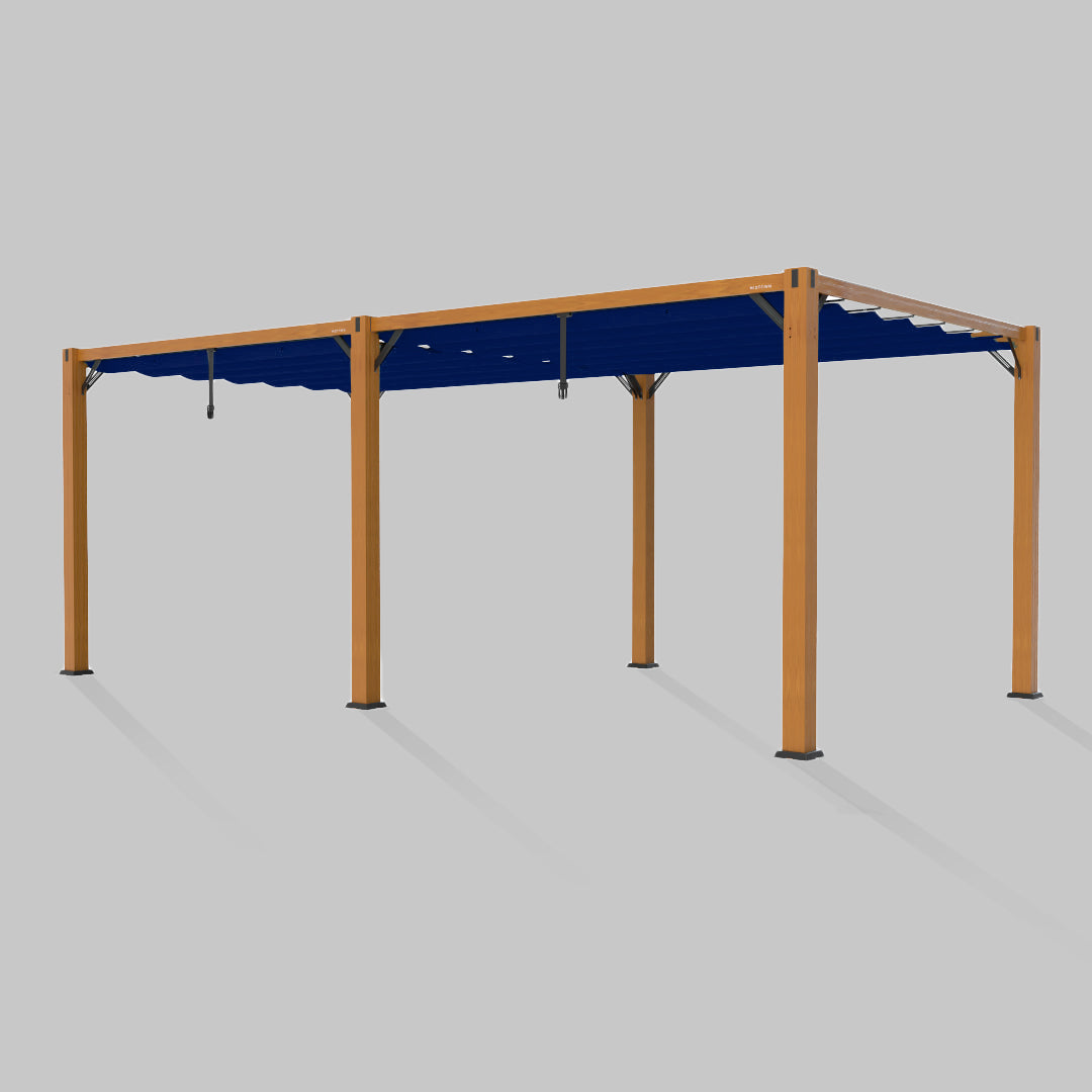 #configuration pergola_double #frame colour_Wood