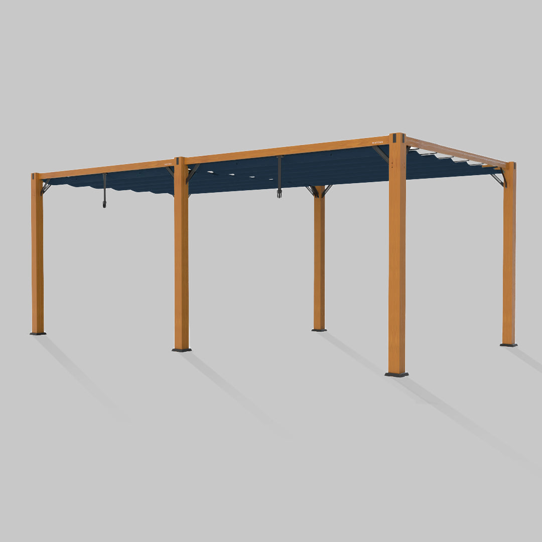#configuration pergola_double #frame colour_Wood