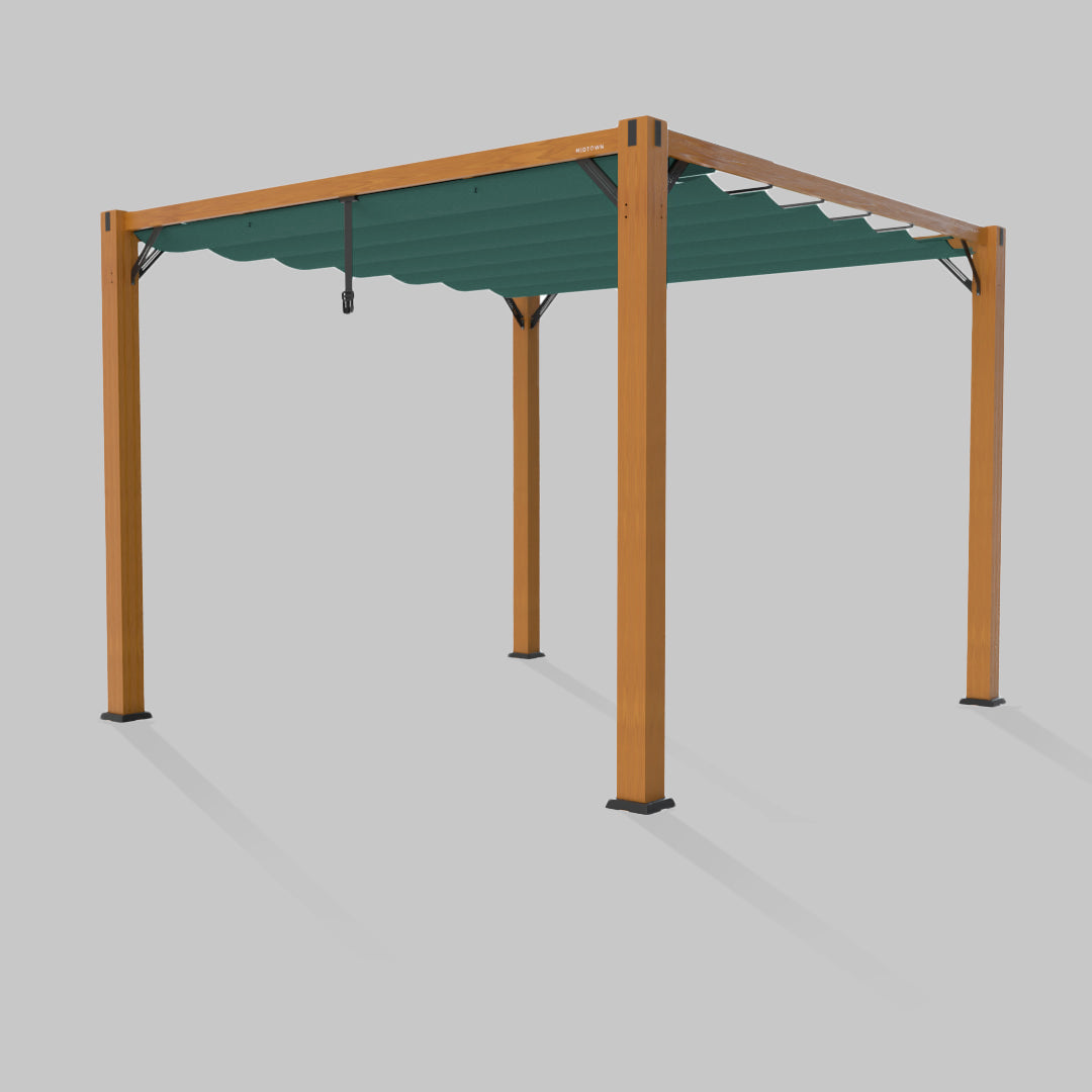 #configuration pergola_single #frame colour_Wood
