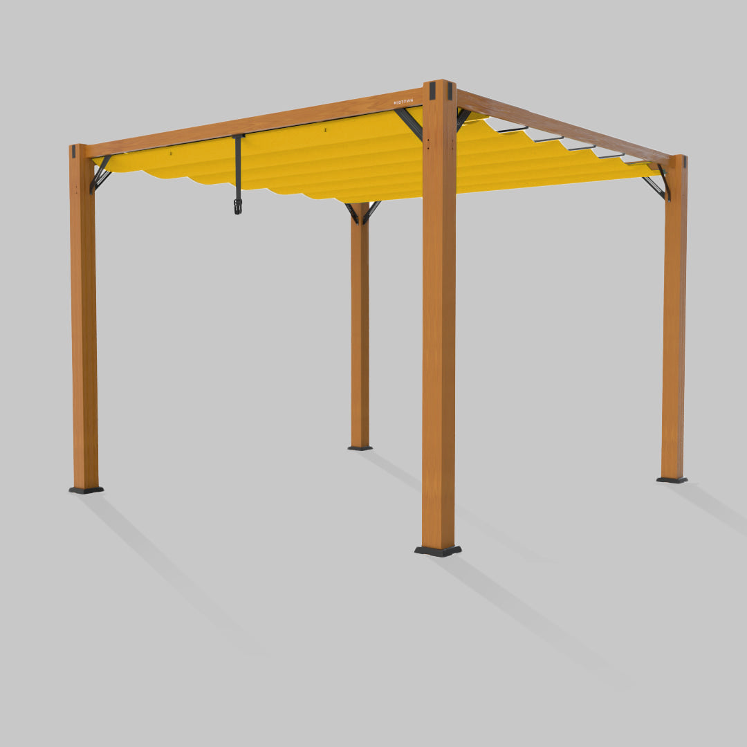 #configuration pergola_single #frame colour_Wood