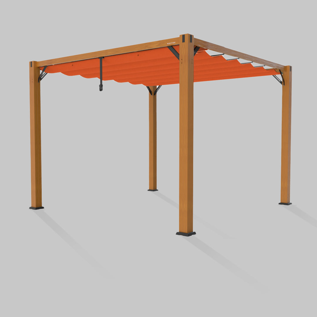 #configuration pergola_single #frame colour_Wood