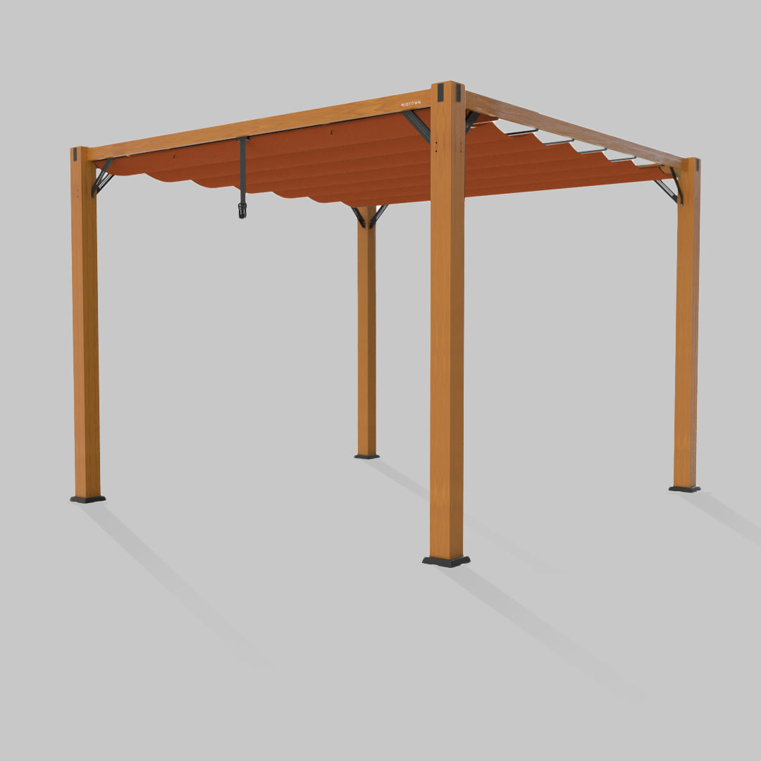 #configuration pergola_single #frame colour_Wood