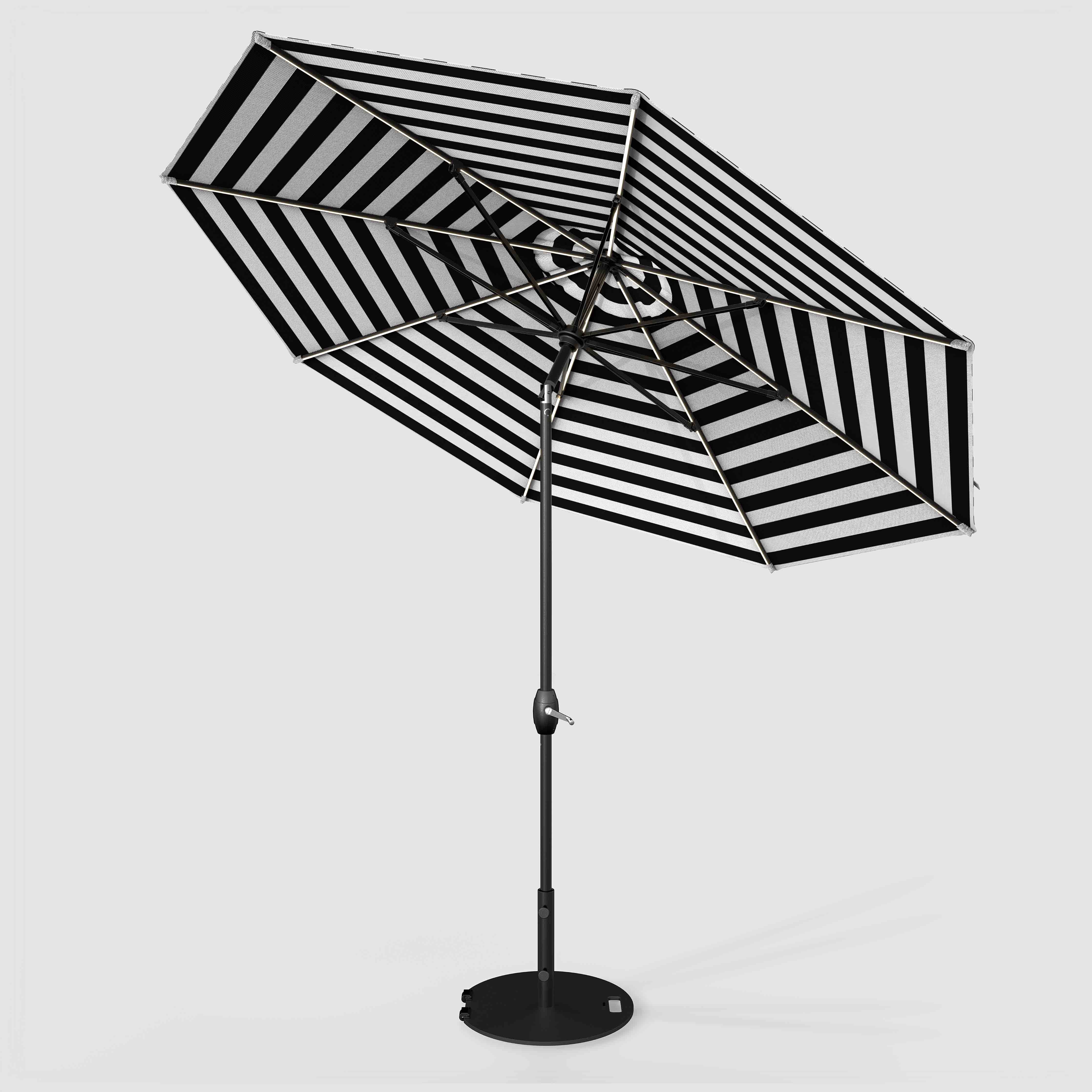 The Glow - Sunbrella Black & Grey