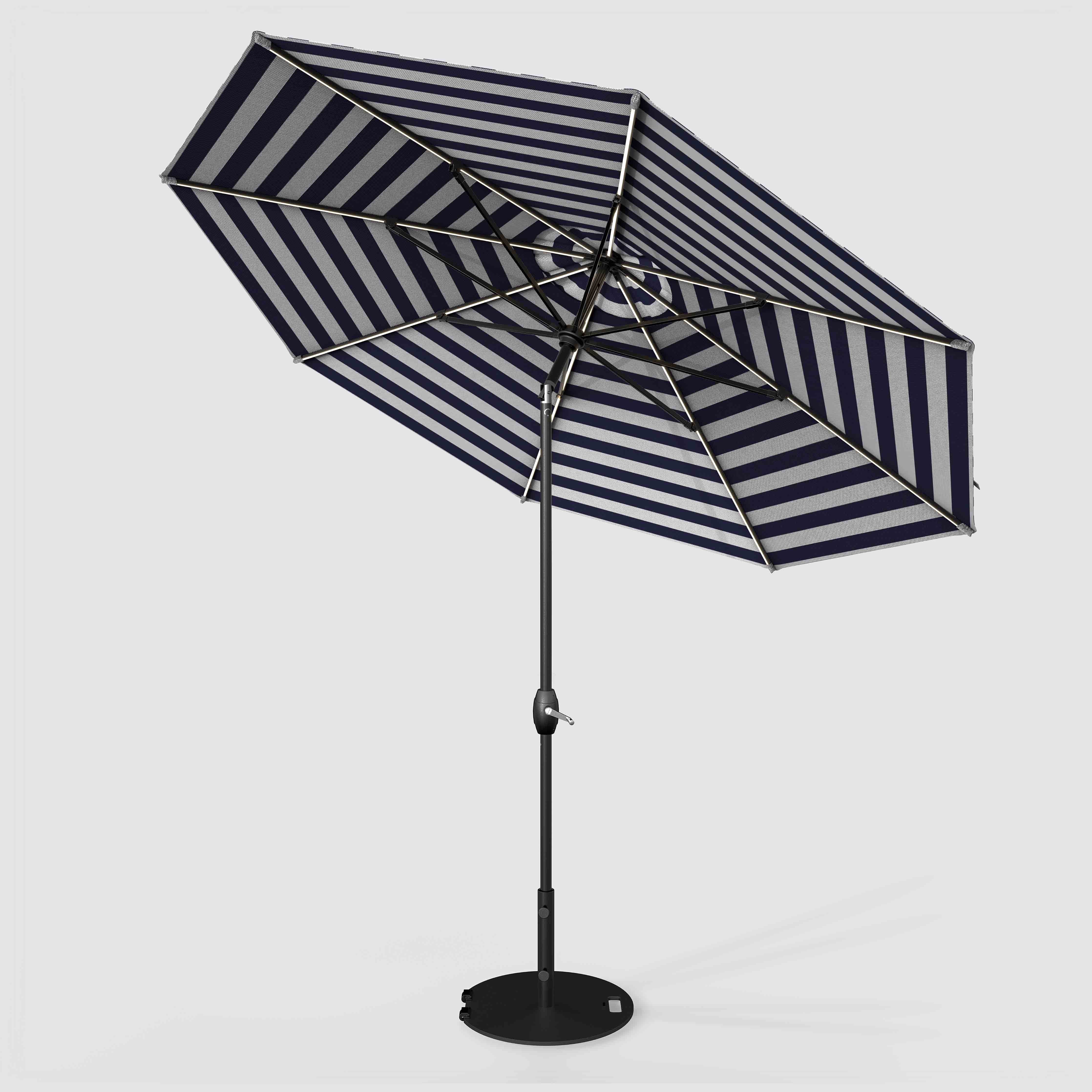 The Glow - Terylast Navy Stripes