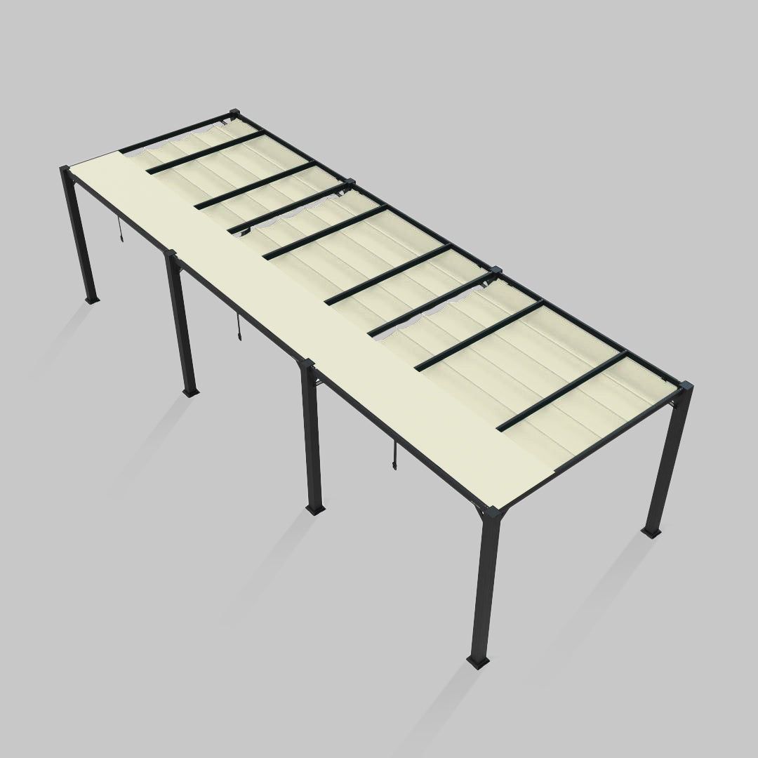#configuration pergola_triple #frame colour_Aluminum