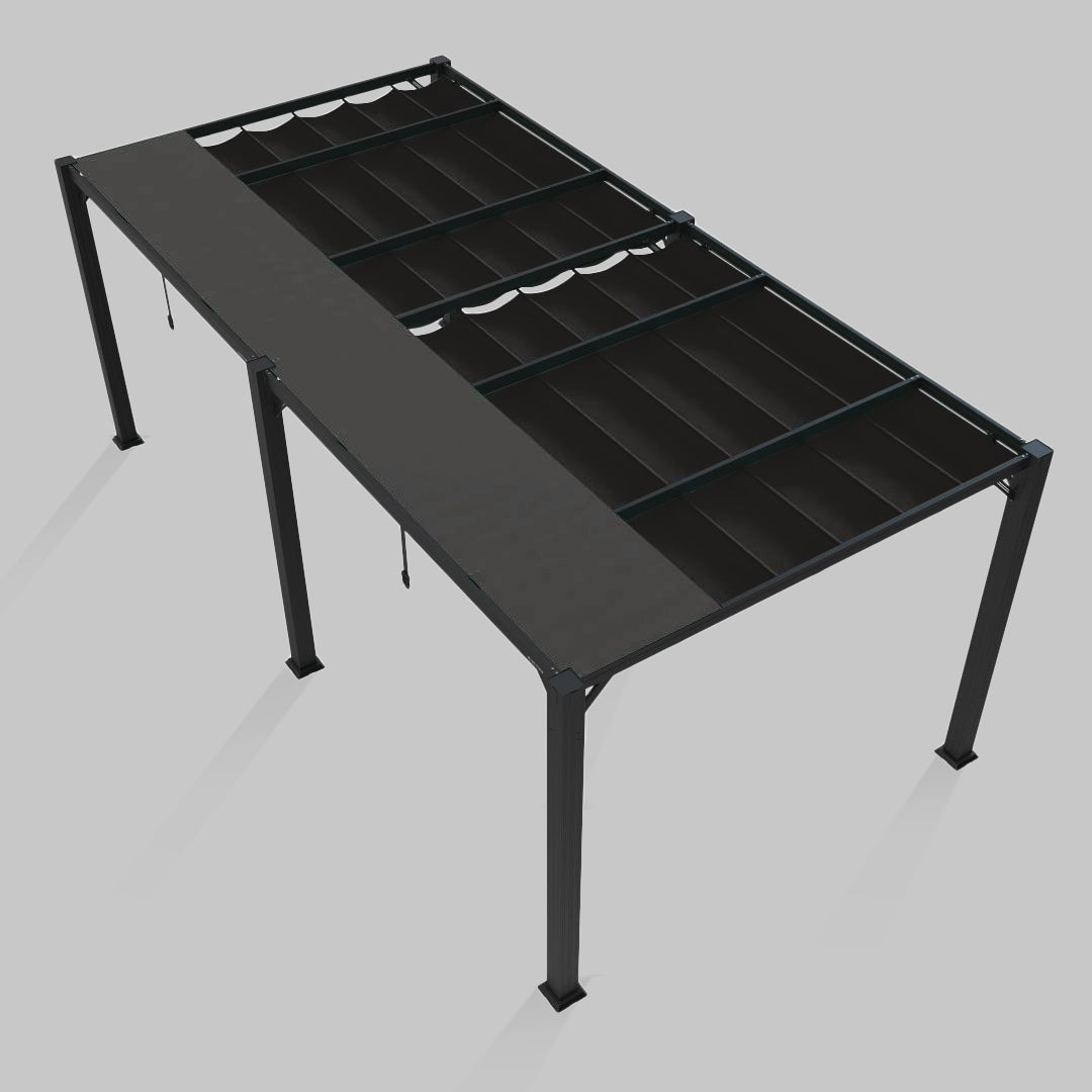 #configuration pergola_double #frame colour_Black