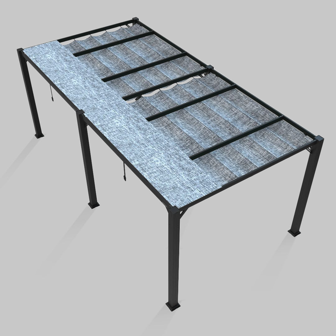 #configuration pergola_double #frame colour_Black