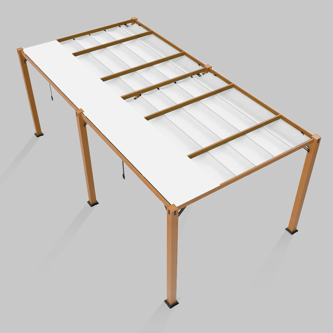 #configuration pergola_double #frame colour_Wood