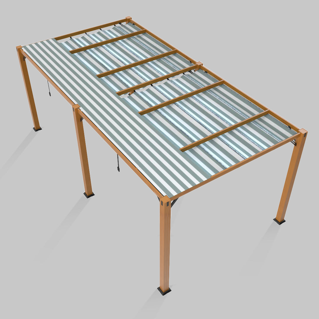 #configuration pergola_double #frame colour_Wood