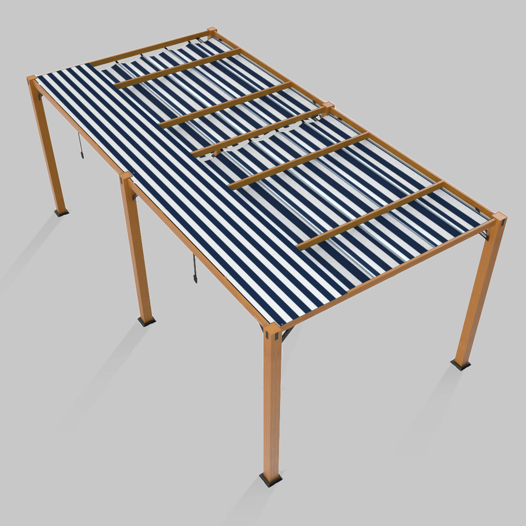 #configuration pergola_double #frame colour_Wood