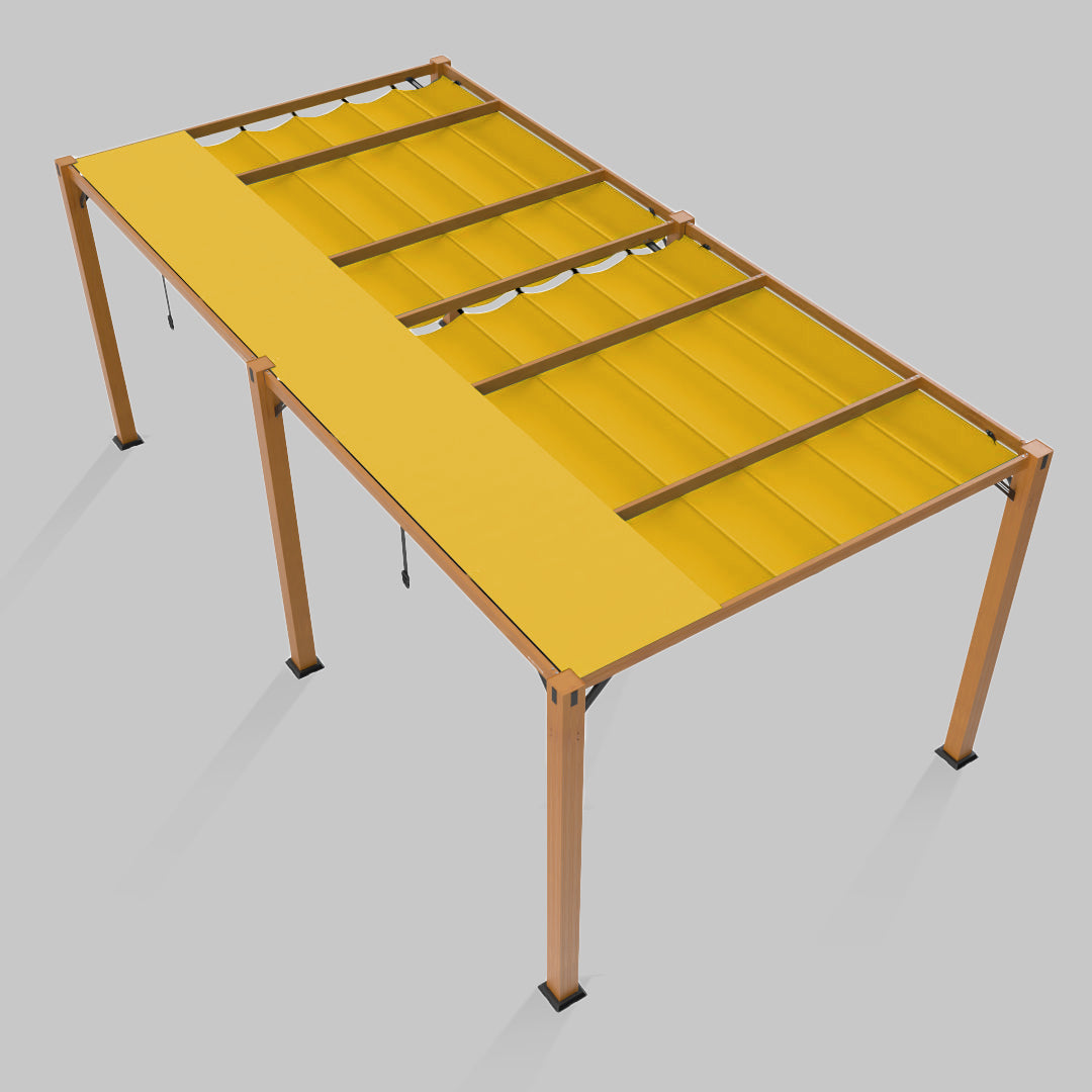 #configuration pergola_double #frame colour_Wood