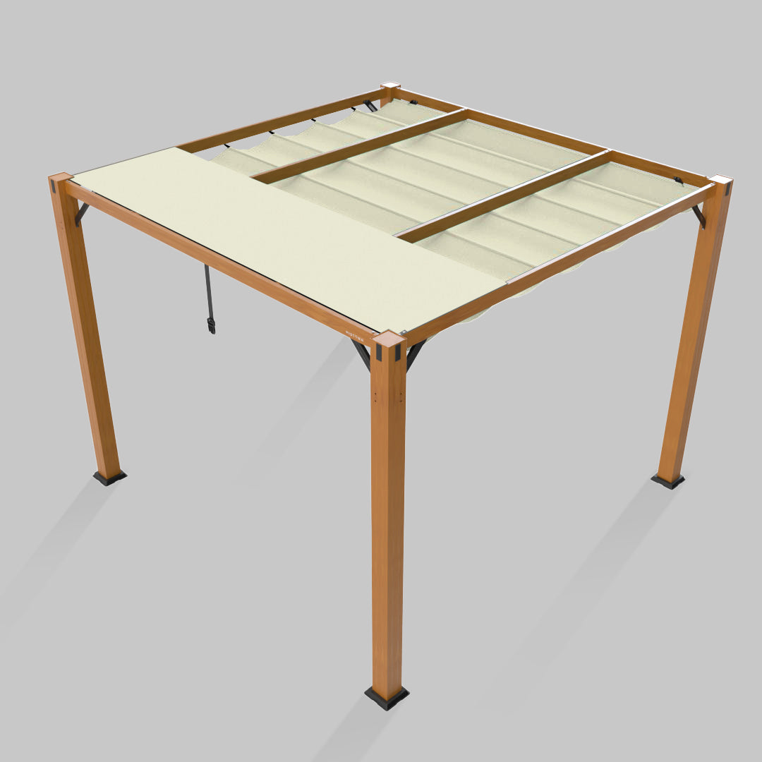 #configuration pergola_single #frame colour_Wood