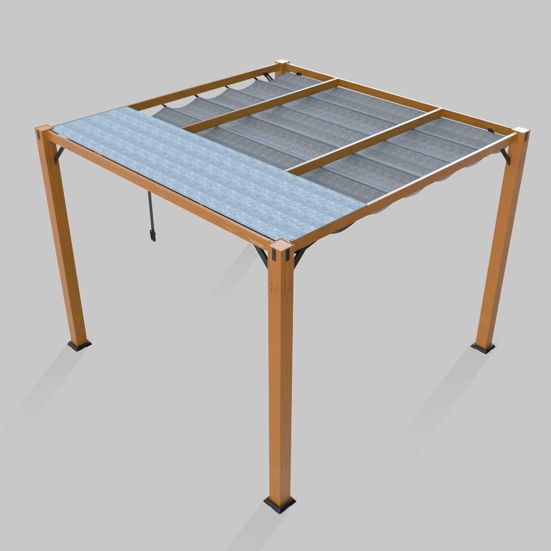 #configuration pergola_single #frame colour_Wood