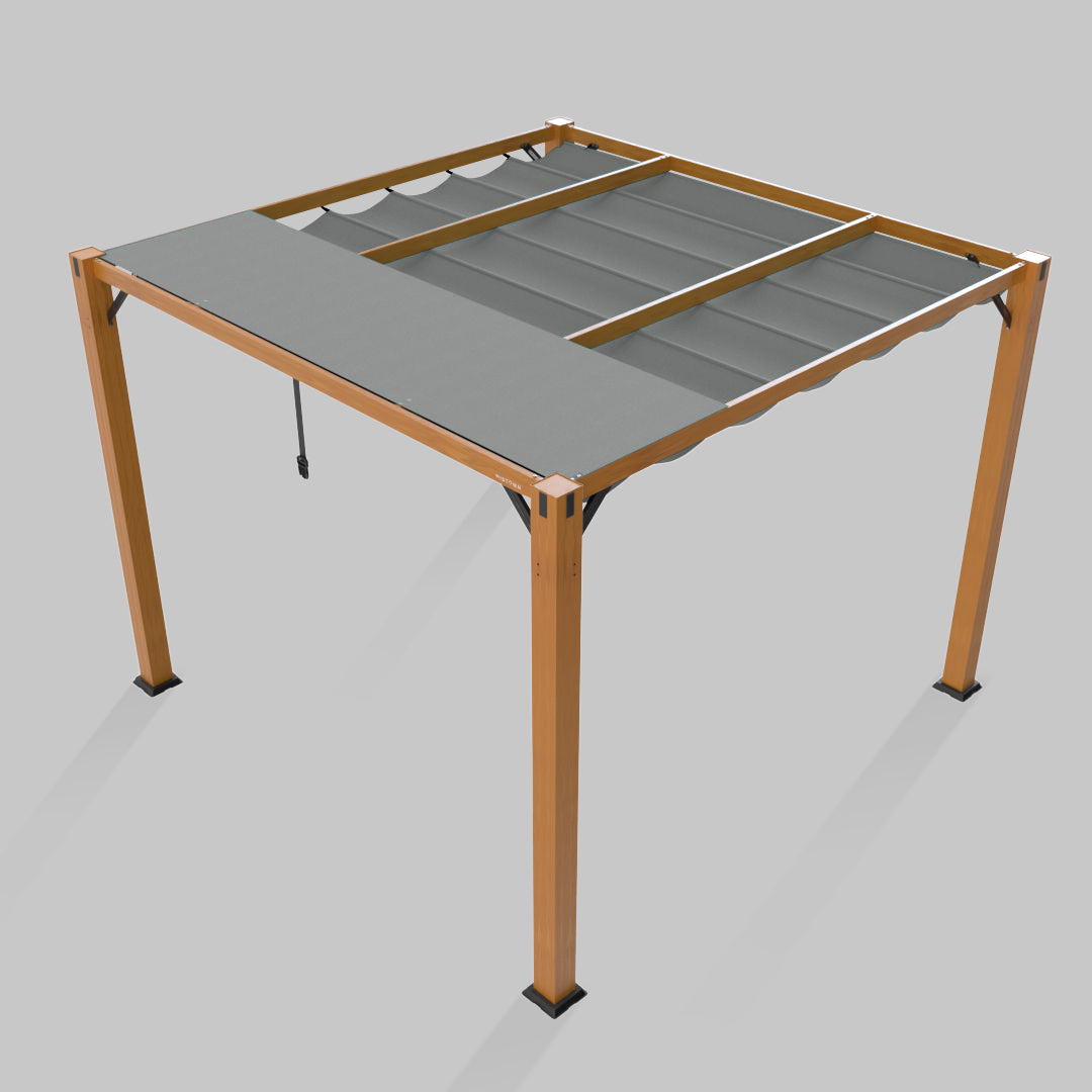 #configuration pergola_single #frame colour_Wood