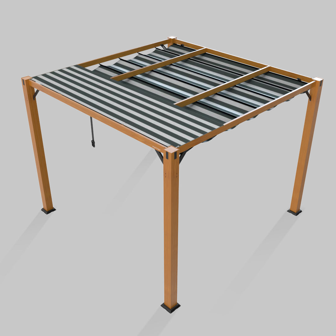 #configuration pergola_single #frame colour_Wood