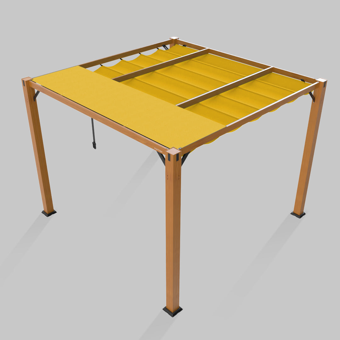 #configuration pergola_single #frame colour_Wood