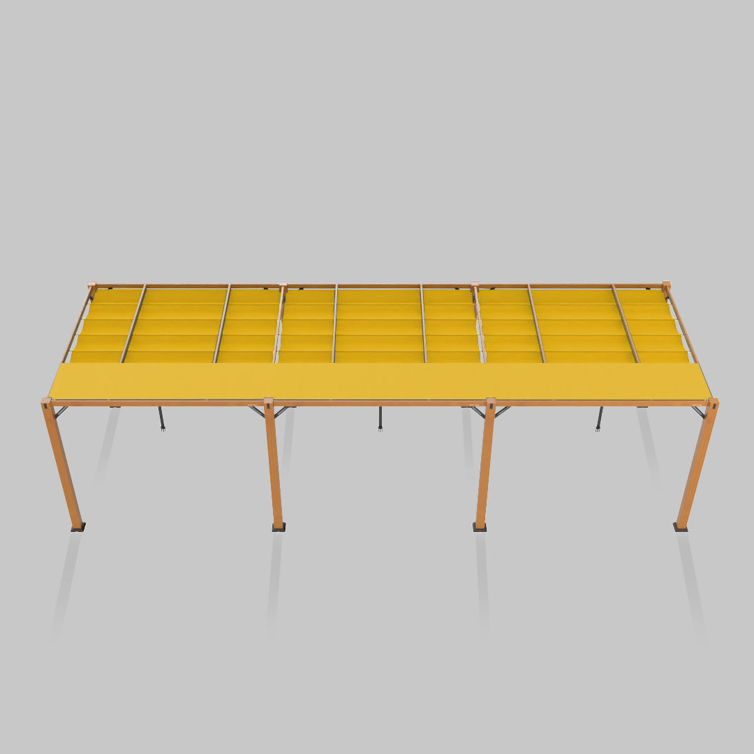 #configuration pergola_triple #frame colour_Wood