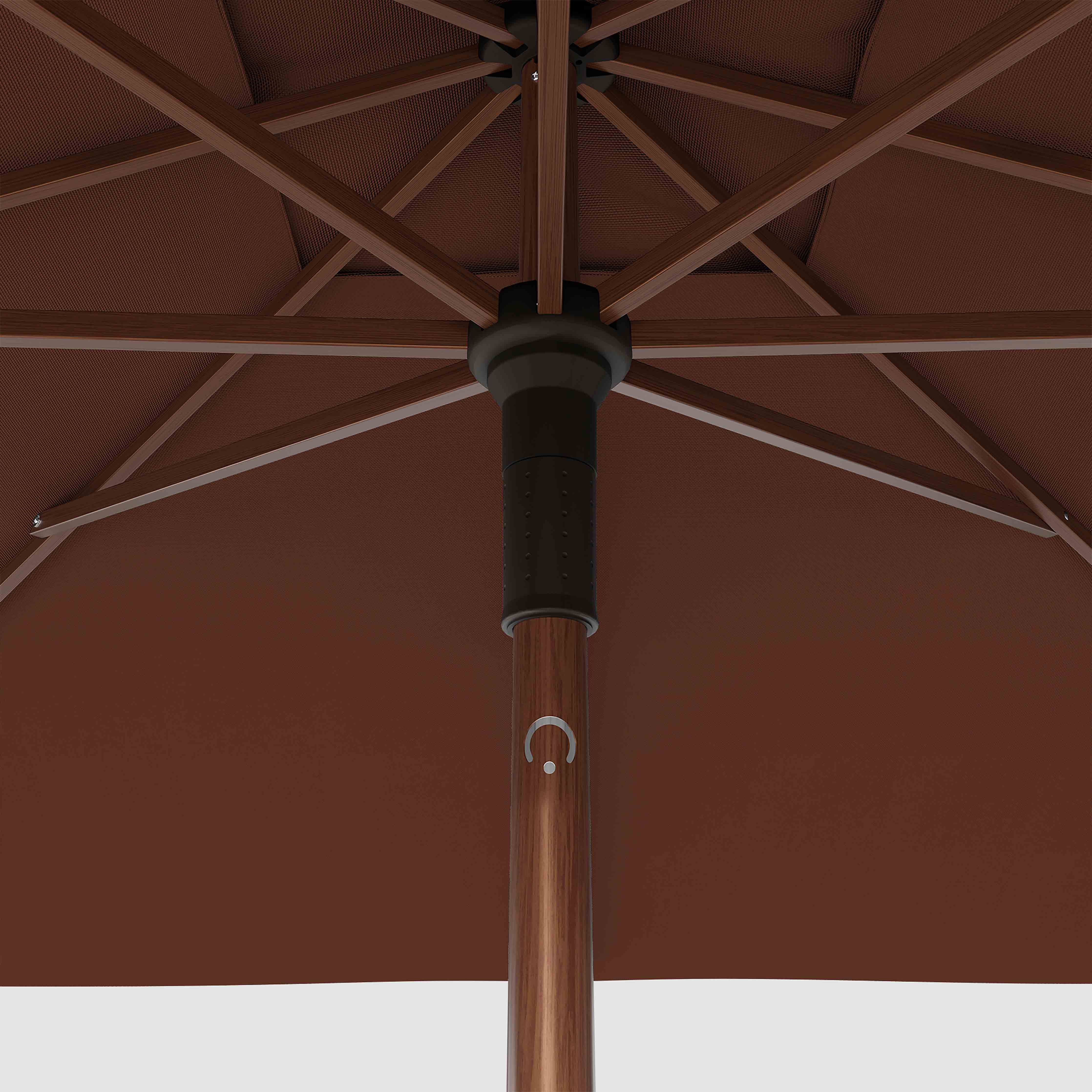 #pole finish_Wooden