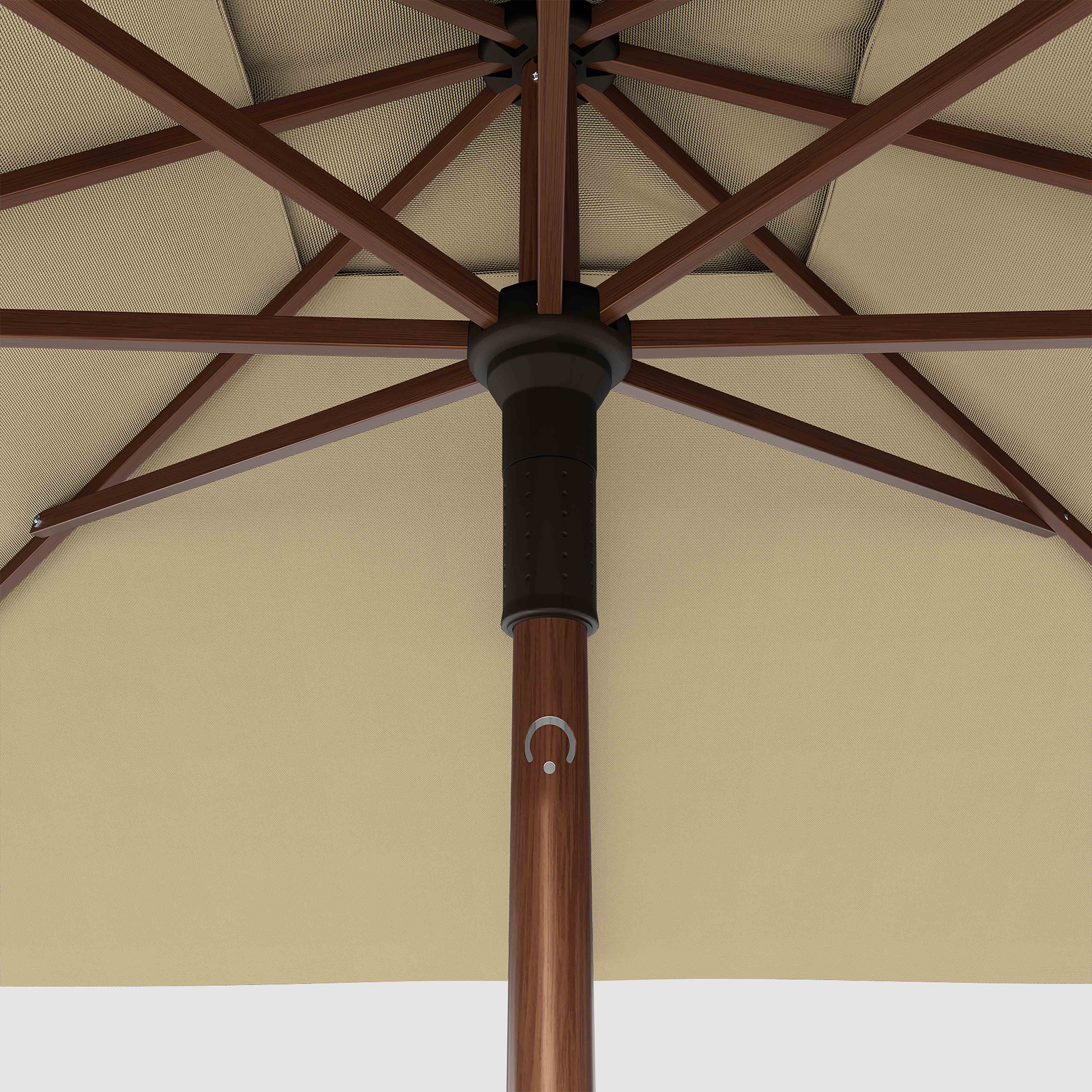 #pole finish_Wooden