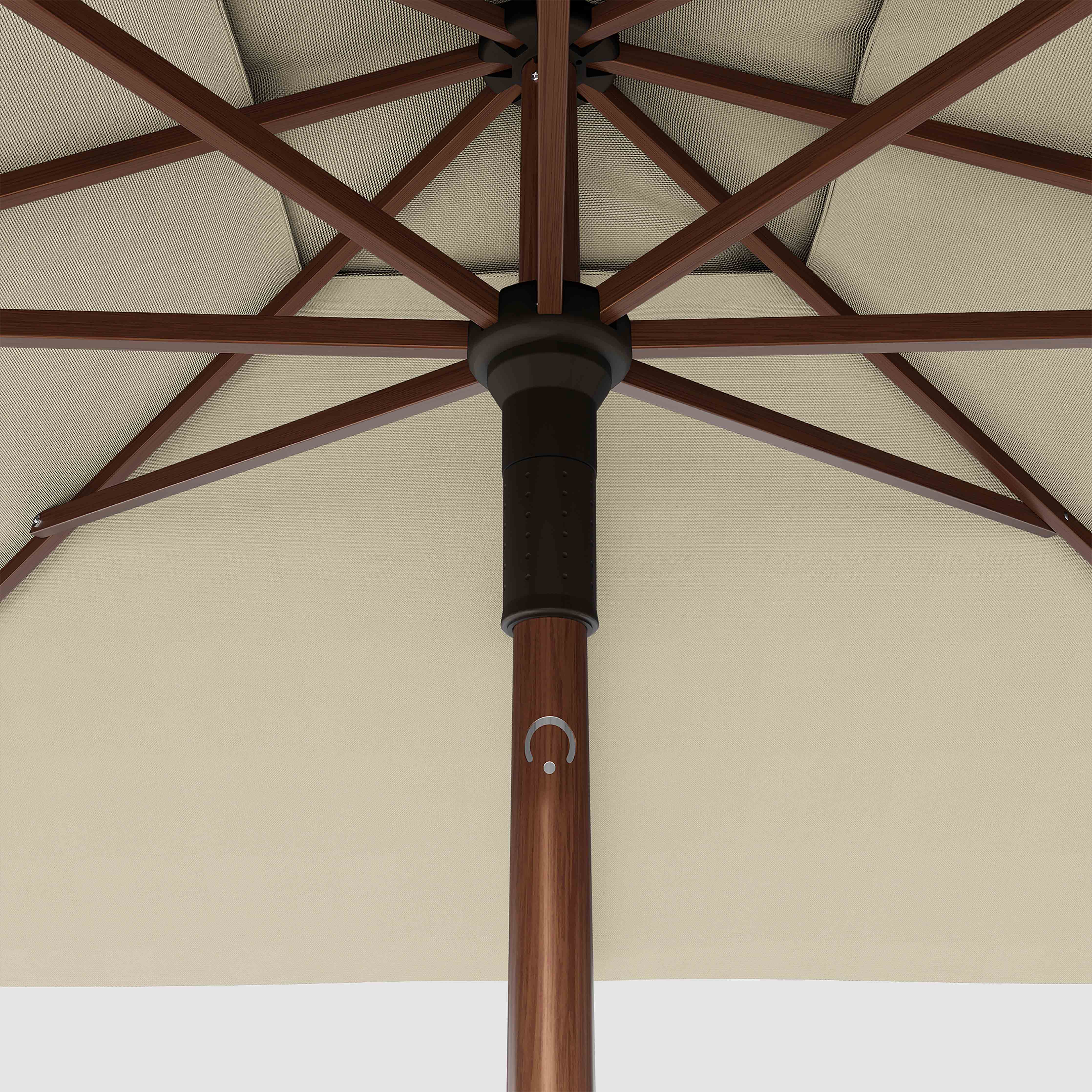 #pole finish_Wooden