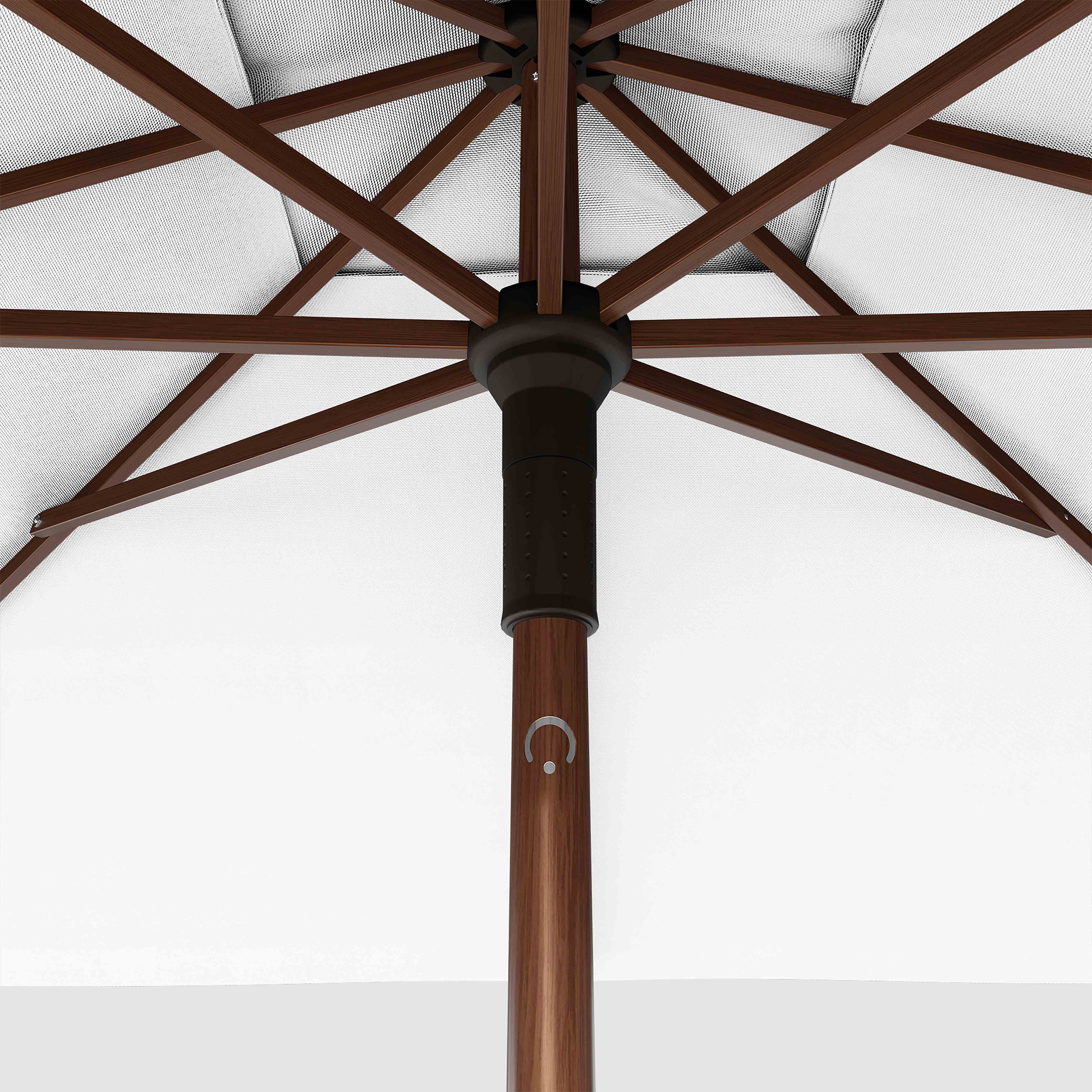 #pole finish_Wooden