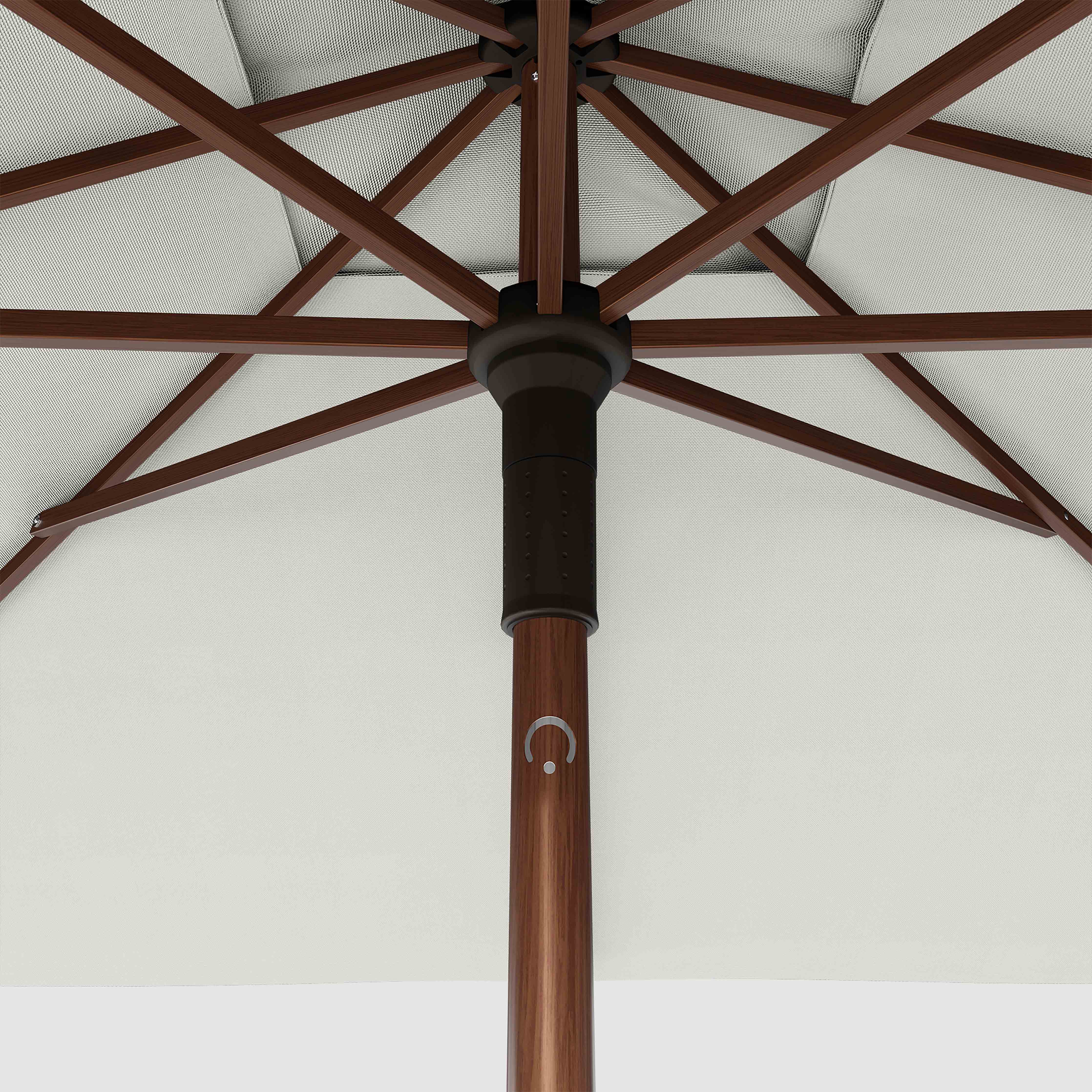 #pole finish_Wooden