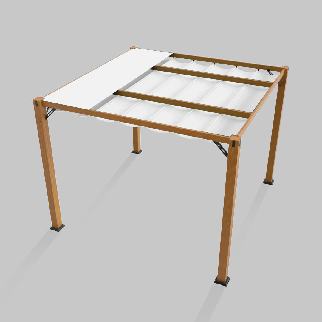 #configuration pergola_single #frame colour_Wood
